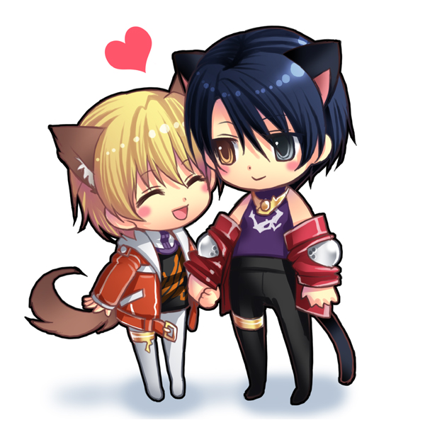 carmaine fallsmyer and eliotte (growlanser and 1 more) drawn by tamamani