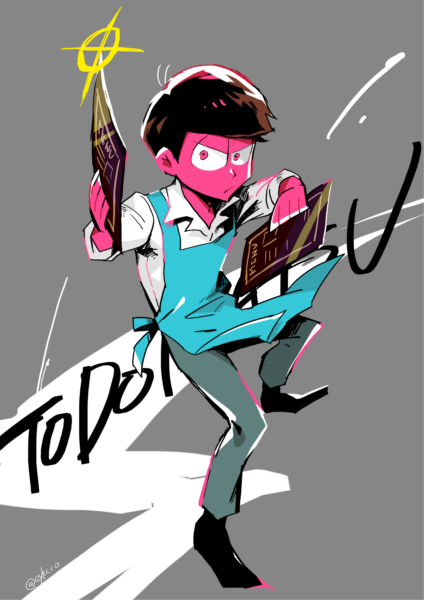 matsuno todomatsu (osomatsu and 1 more) drawn by yodokawa_(yukko)