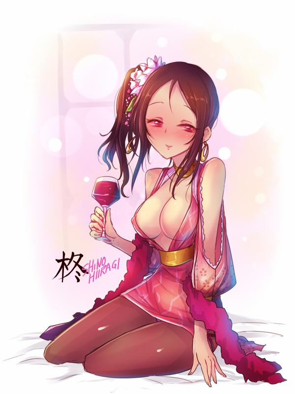 hiiragi shino (idolmaster and 1 more) drawn by kara_(color)