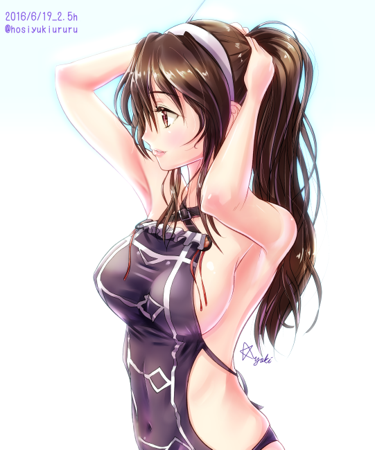 ashigara (kantai collection) drawn by hoshiyuki_aruru