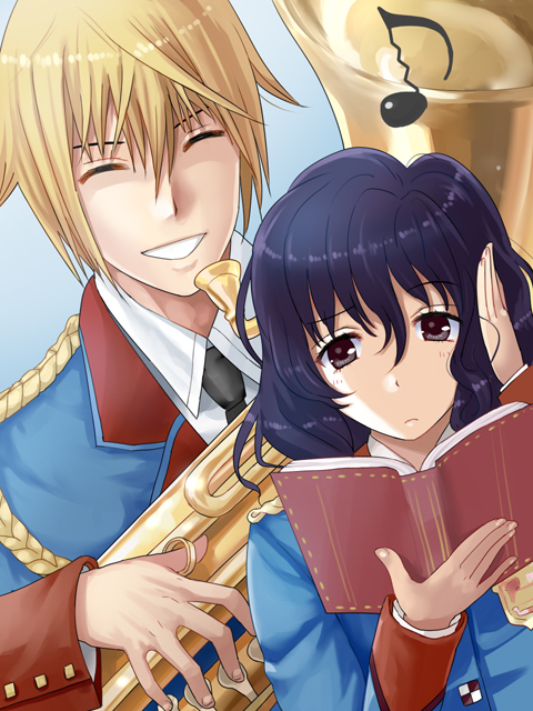 magari and randy hamsun (senjou no valkyria and 1 more) drawn by eland
