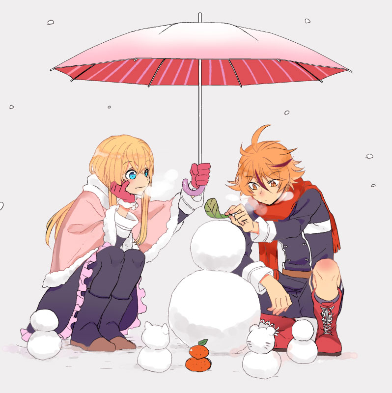 midare toushirou and gotou toushirou (touken ranbu) drawn by kuronomine