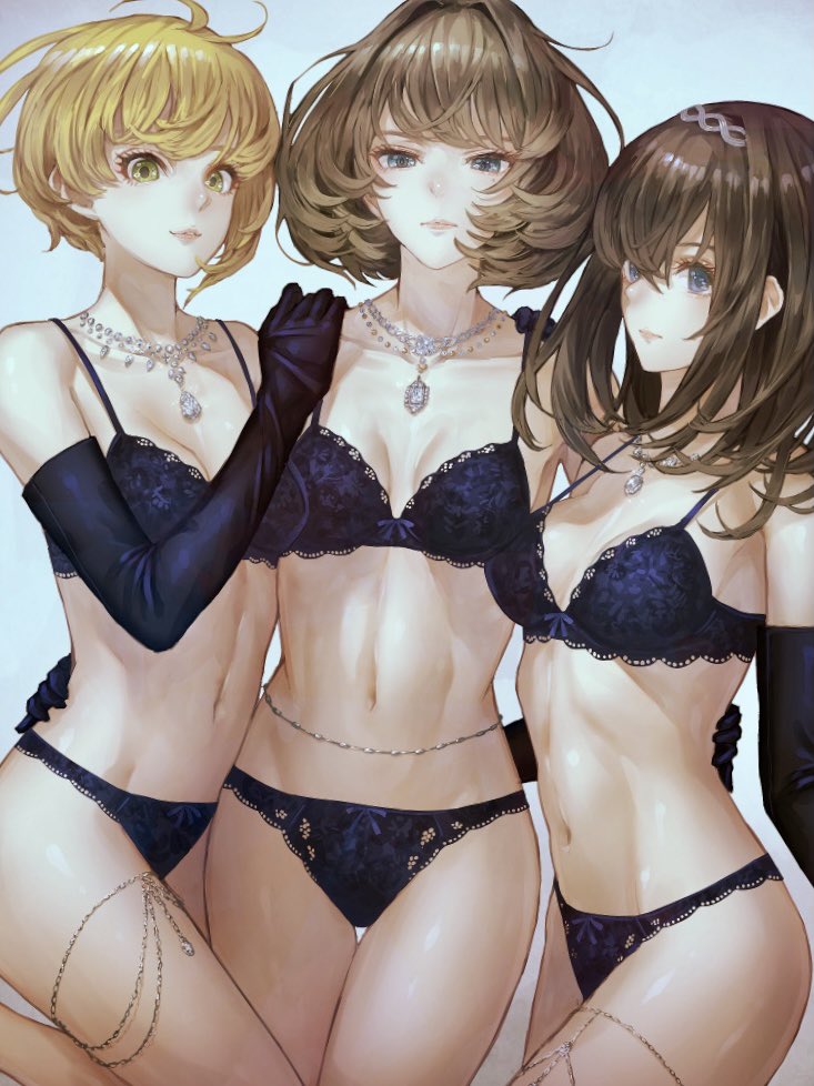 takagaki kaede, sagisawa fumika, and miyamoto frederica (idolmaster and 1 more) drawn by kaoming