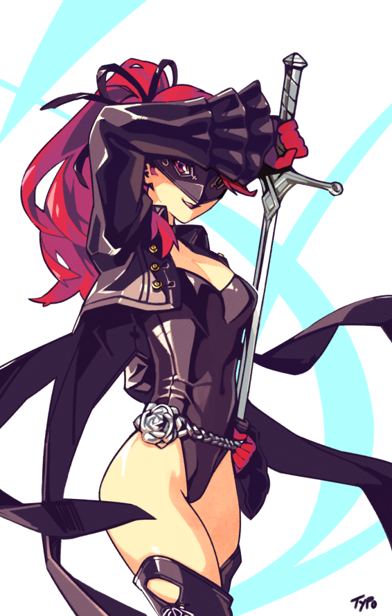yoshizawa kasumi and violet (persona and 2 more) drawn by optionaltypo