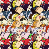 star sapphire, lunasa prismriver, luna child, sunny milk, merlin prismriver, and 1 more (touhou)
