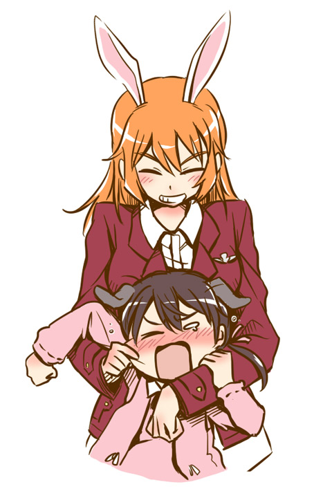 gertrud barkhorn and charlotte e. yeager (world witches series and 1 more) drawn by mukiki