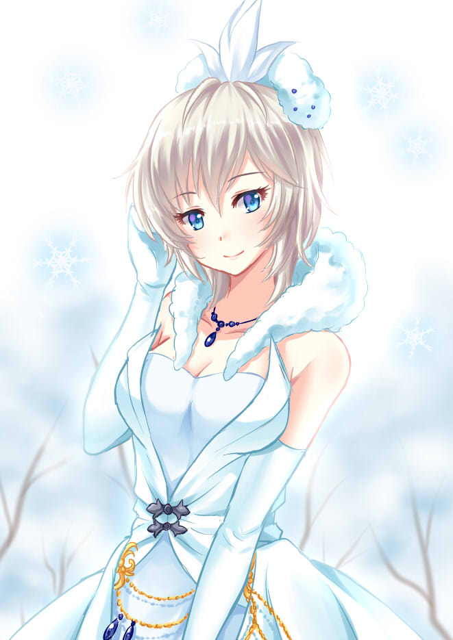 anastasia (idolmaster and 1 more) drawn by villyane