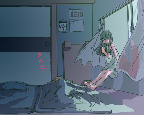 furude rika, houjou satoko, and hanyuu (higurashi no naku koro ni) drawn by 808