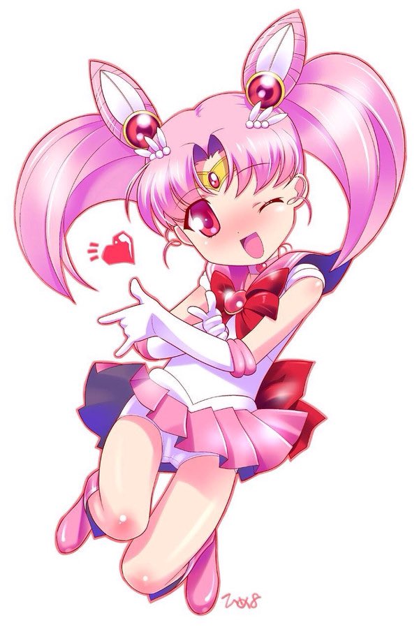 chibi usa and sailor chibi moon (bishoujo senshi sailor moon and 1 more) drawn by himehachi_(hime8manga)