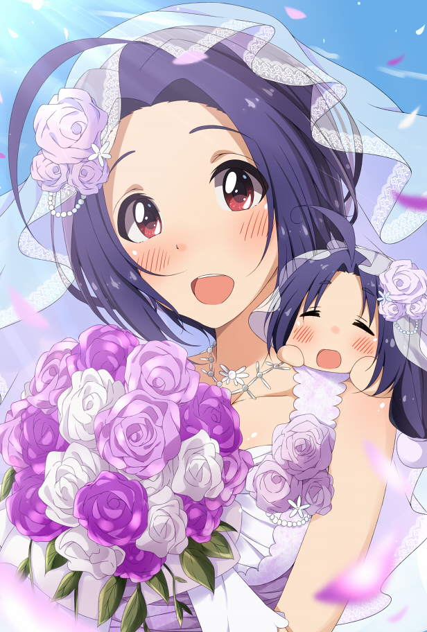 miura azusa and miura-san (idolmaster and 1 more) drawn by hitotsuki_nanoka