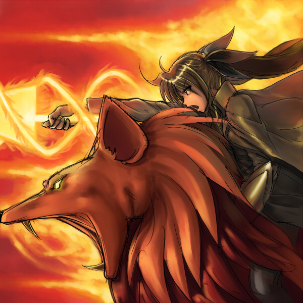 fate testarossa, bardiche, and arf (lyrical nanoha and 1 more) drawn by minus_majin