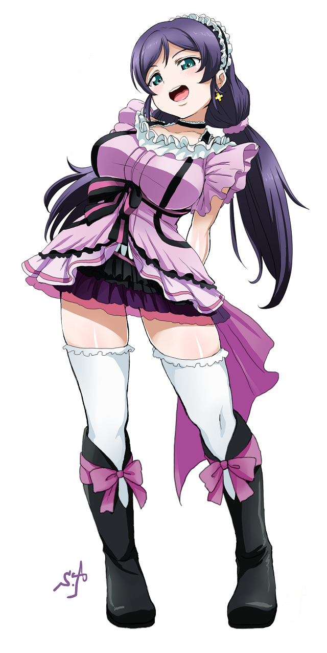 tojo nozomi (love live! and 1 more) drawn by shift_(waage)