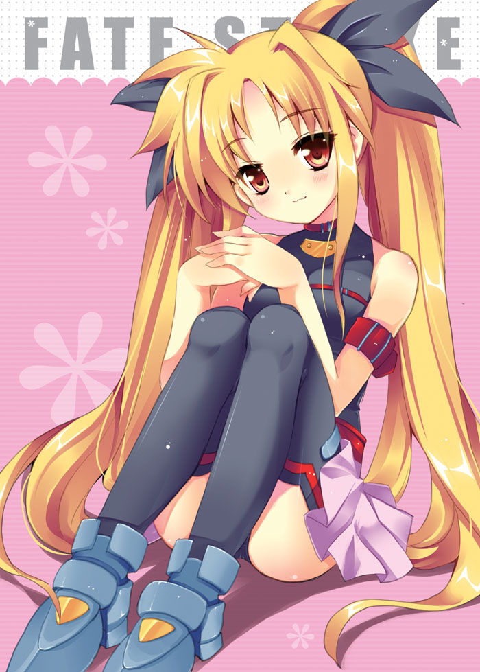 fate testarossa (lyrical nanoha and 1 more) drawn by pikazo