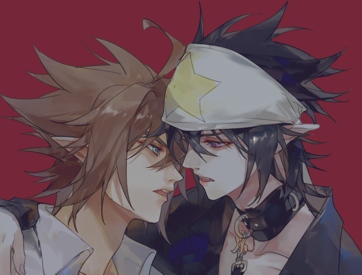 ray and anmicius (aotu world) drawn by jiujiangzi_benren