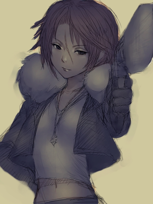 squall leonhart (final fantasy and 1 more) drawn by fumio_(rsqkr)