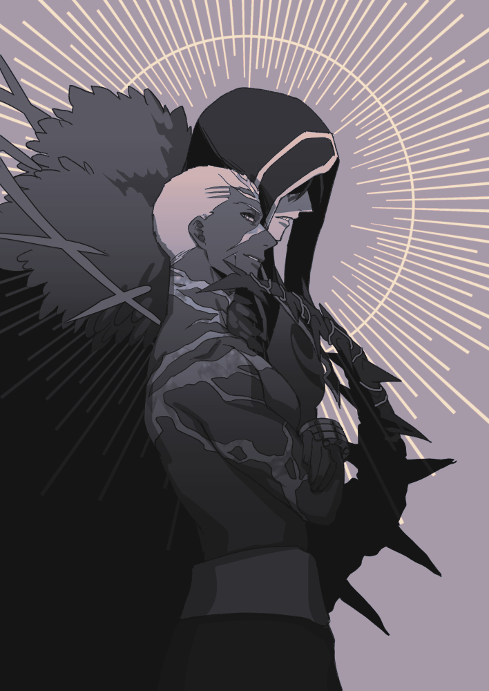 cu chulainn, cu chulainn alter, and emiya alter (fate and 1 more) drawn by hikaru_(asteriskring)