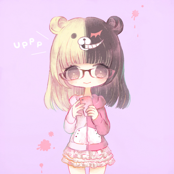 monokuma (original and 1 more) drawn by idola_caverne