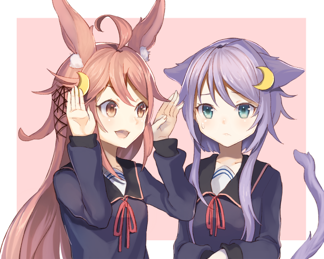 uzuki and yayoi (kantai collection) drawn by gi_(melmail)