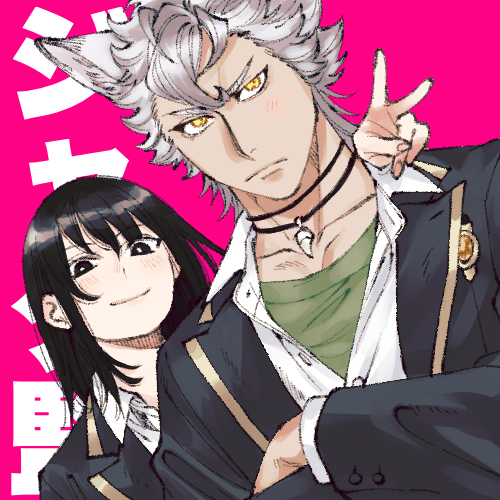 yuu and jack howl (twisted wonderland) drawn by kmkm_puddiiiing