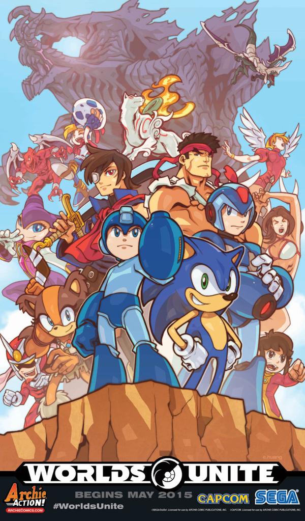 sonic the hedgehog, ryu, x, mega man, amaterasu, and 11 more (street fighter and 20 more) drawn by edwin_huang