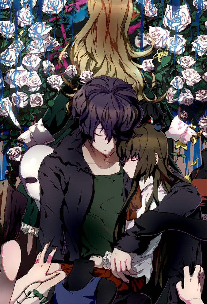 ib, mary, and garry (ib) drawn by emje_(uncover)