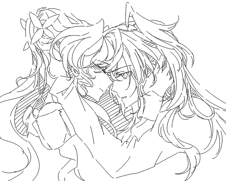 kazanari tsubasa and maria cadenzavna eve (senki zesshou symphogear) drawn by rhapsode