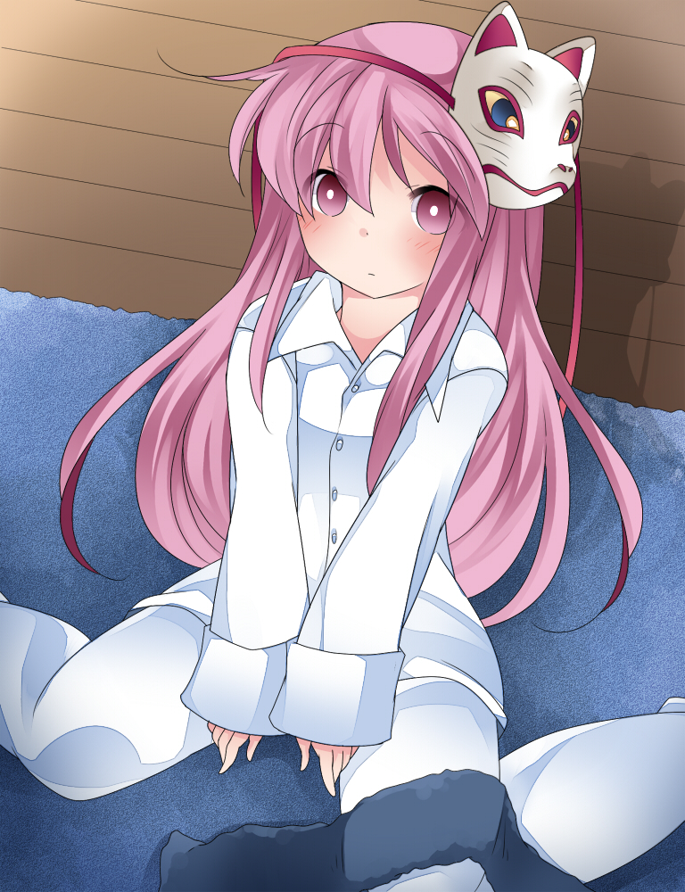 hata no kokoro (touhou) drawn by hammer_(sunset_beach)