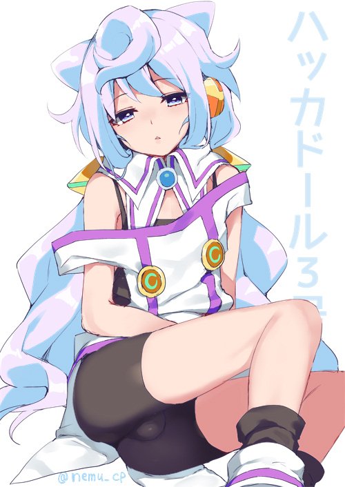 hacka doll 3 (hacka doll) drawn by nemunemu_(candy_paddle)