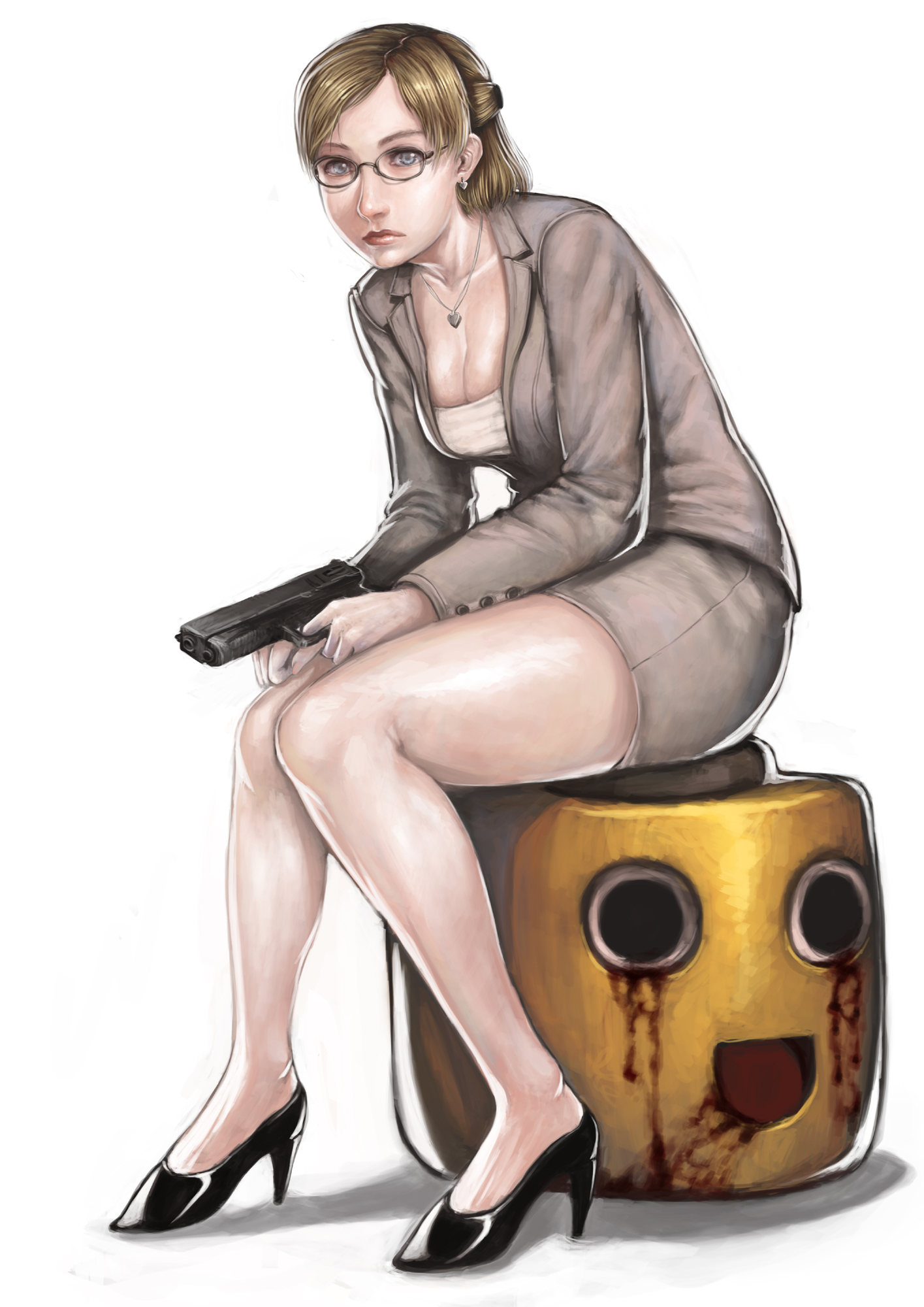 servbot and jessica mccarney (mega man and 3 more) drawn by  tianzhong_zhongtian | Danbooru