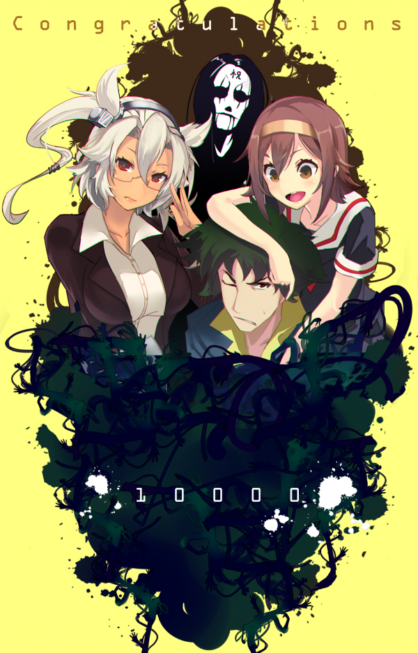 musashi, shiratsuyu, and spike spiegel (kantai collection and 1 more) drawn by sakuhiko