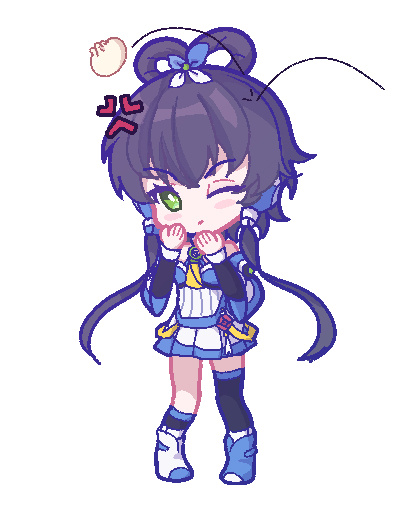 luo tianyi and luo tianyi v3 (vocaloid and 1 more) drawn by pointzhu