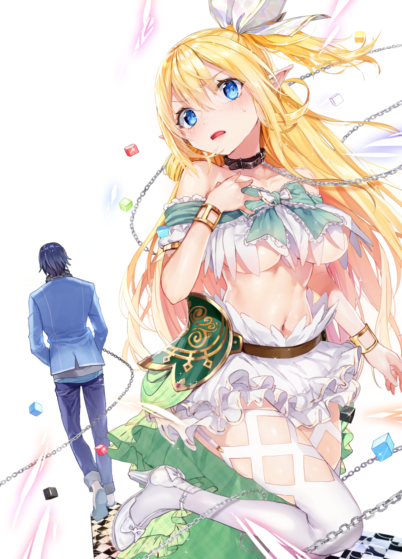 tifalycia cleargreen and houbami reiji (isekai nara neet ga hataraku to omotta?) drawn by nekometaru