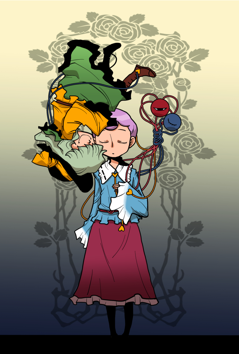 komeiji koishi and komeiji satori (touhou) drawn by onikobe_rin