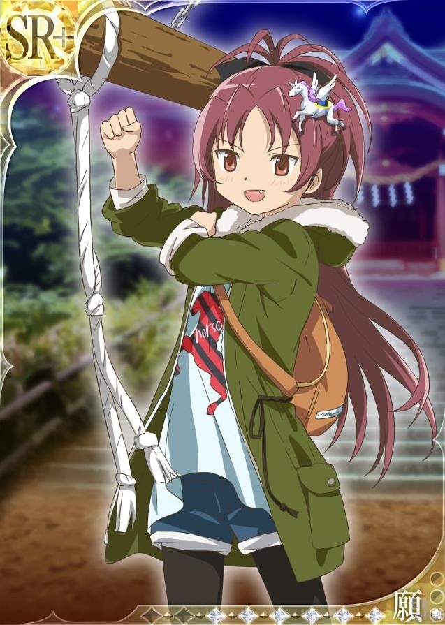 sakura kyoko (mahou shoujo madoka magica and 1 more)