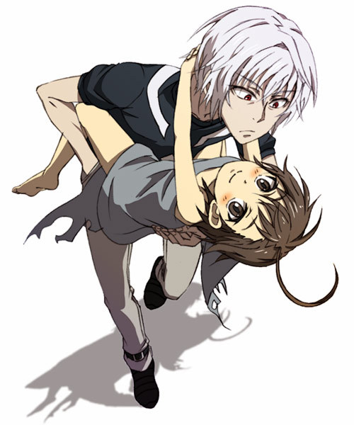 accelerator and last order (toaru majutsu no index and 1 more) drawn by mo_ko