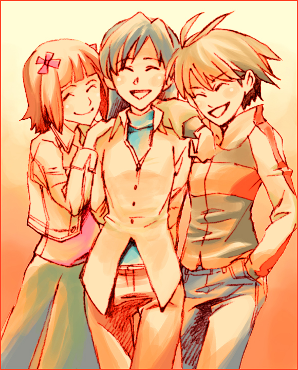 kisaragi chihaya, amami haruka, and kikuchi makoto (idolmaster and 1 more) drawn by juu_(juuzi)