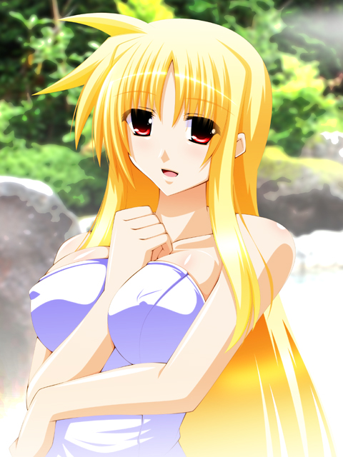fate testarossa (lyrical nanoha and 1 more) drawn by engo_(aquawatery)