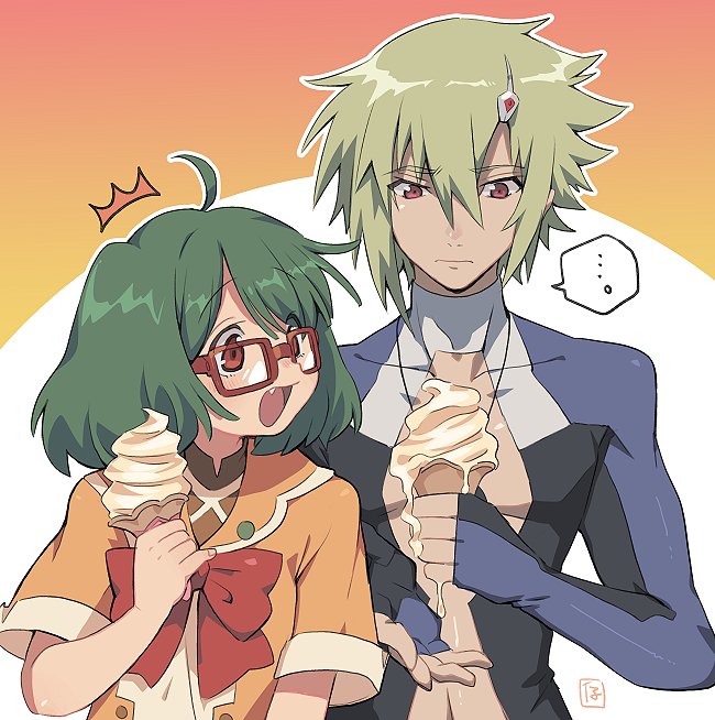ranka lee and brera sterne (macross and 1 more) drawn by kinako_(462)