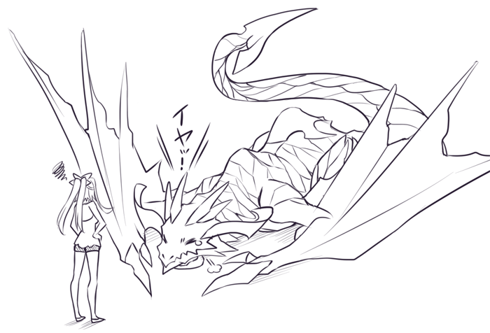 zero and mikhail (drag-on dragoon and 1 more) drawn by shinzui_(fantasysky7)