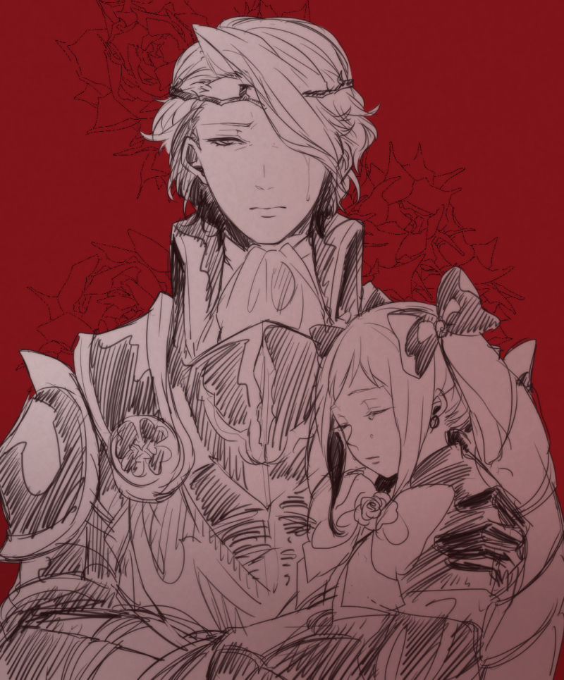 elise and xander (fire emblem and 1 more) drawn by aka8nuki