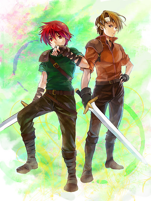 caesar and radd (fire emblem and 1 more) drawn by kaito_(sawayakasawaday)