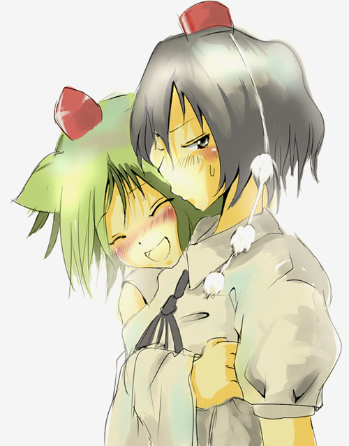 shameimaru aya and inubashiri momiji (touhou) drawn by yae_(mono110)