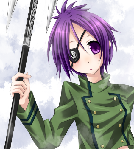 chrome dokuro (katekyo hitman reborn!) drawn by kisaragi_hinata