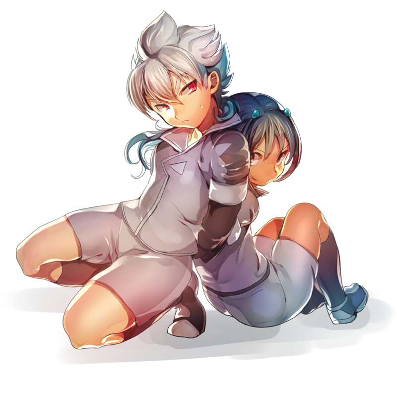 hakuryuu and shuu (inazuma eleven and 1 more) drawn by konbu_wakame