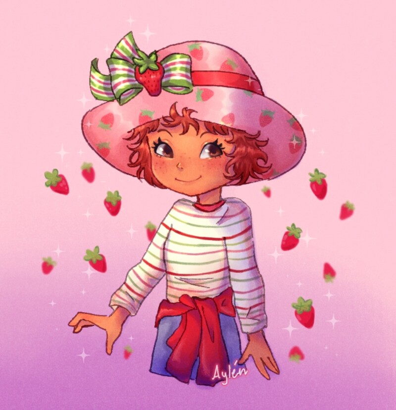 strawberry shortcake (strawberry shortcake) drawn by aylen_b.r