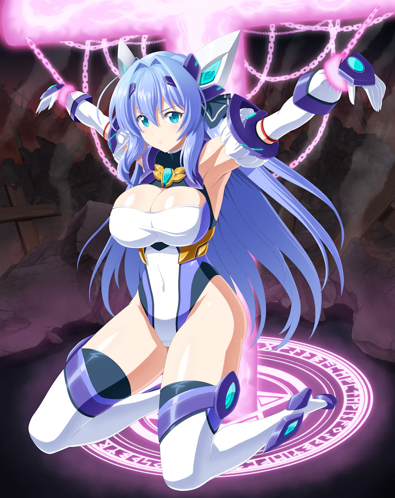 katsuragi marina and exs-tia (kouyoku senki exs-tia) drawn by mucoro