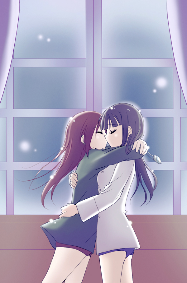 sakamoto mio and minna-dietlinde wilcke (world witches series and 1 more) drawn by kanata_(sentiment)