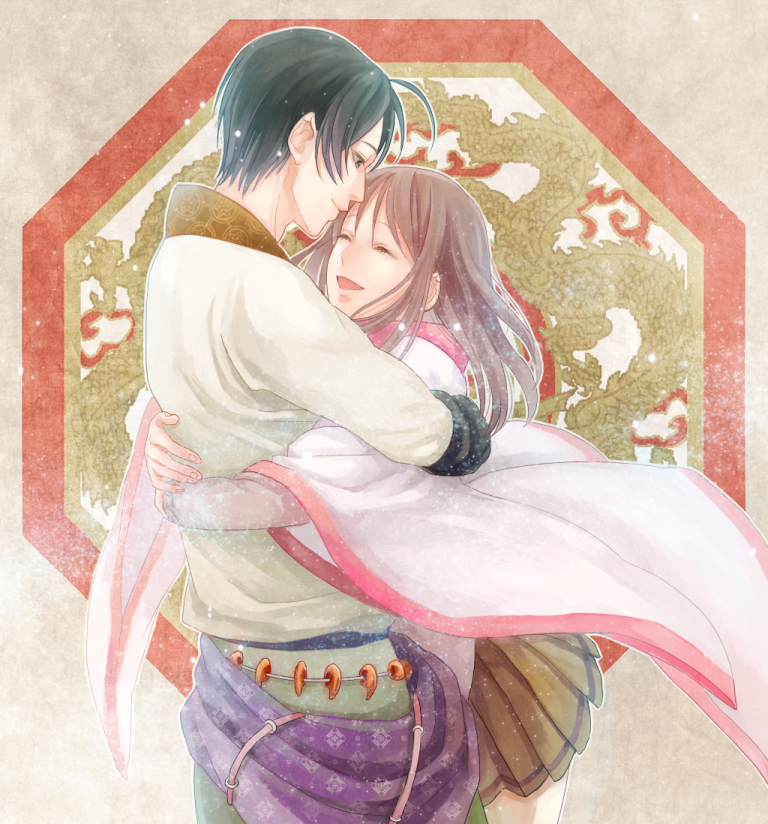 yamada hana and koumei (sangoku rensenki) drawn by koyasu