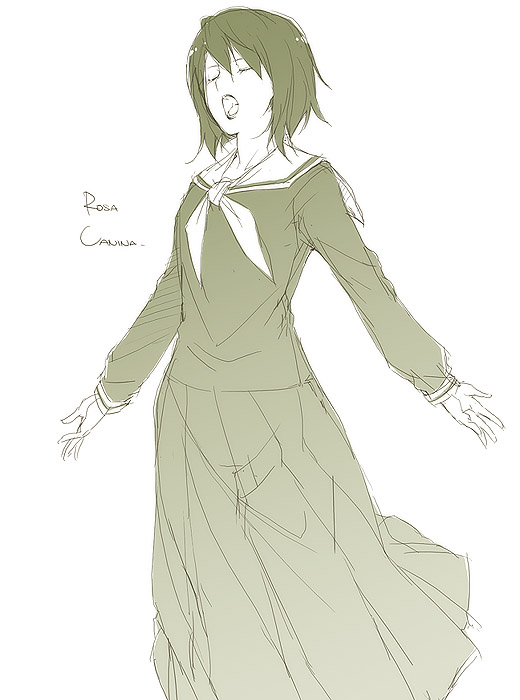 kanina shizuka (maria-sama ga miteru) drawn by kyo_(kuroichigo)
