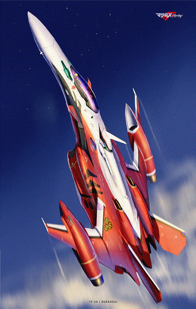 yf-29 (macross and 2 more) drawn by asterozoa